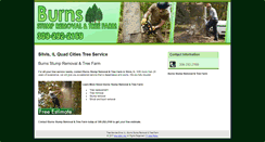 Desktop Screenshot of burnsstumpremoval-treefarm.com
